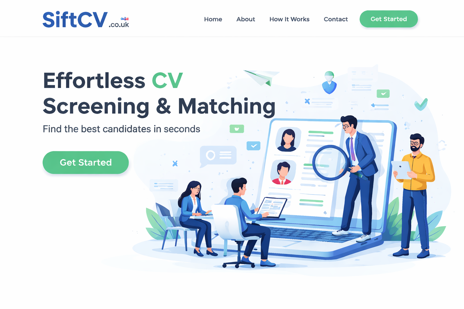 CV screening illustration